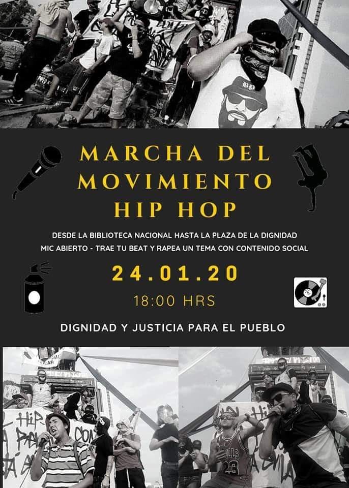 24 1 2020 marcha movimiento hip hop