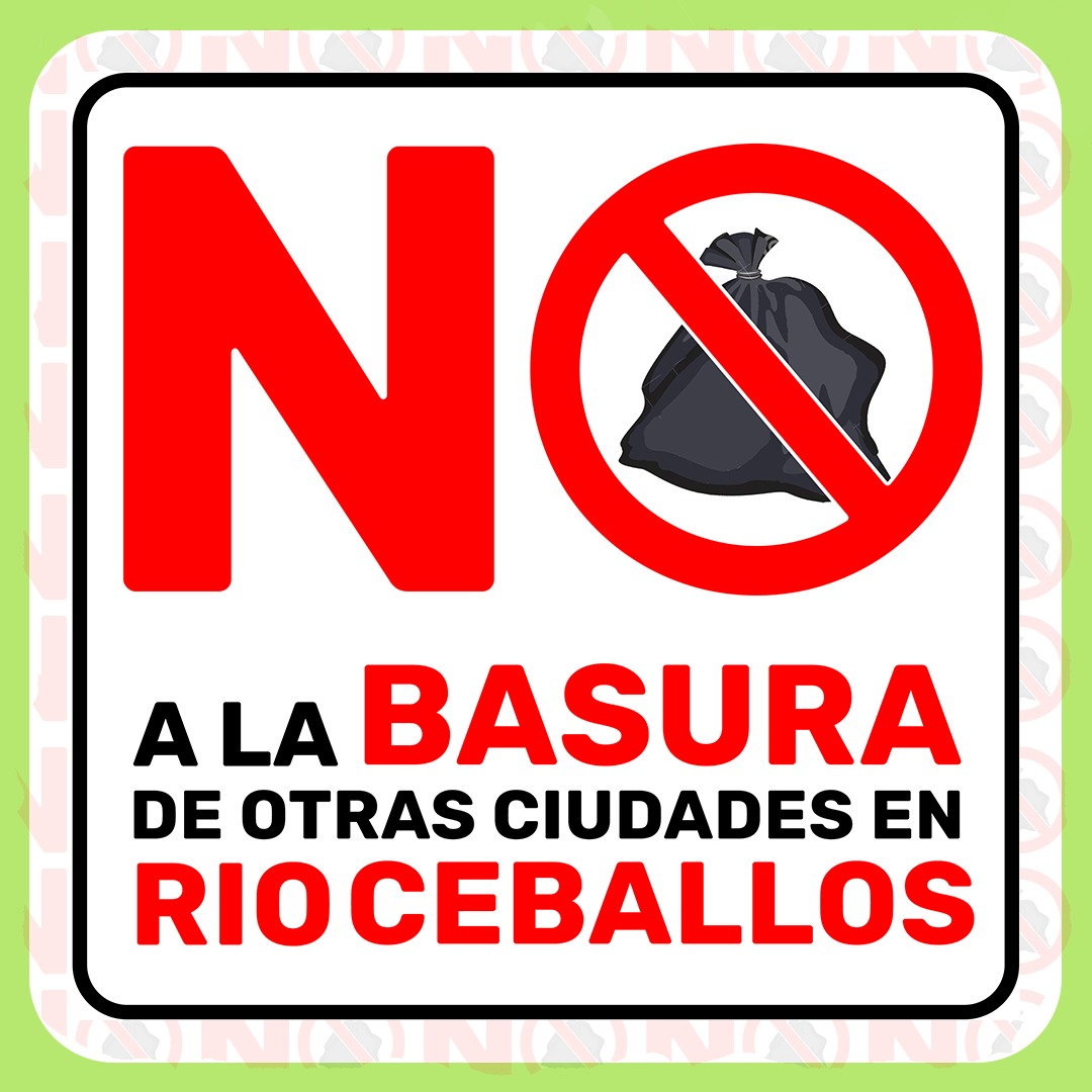 NO a la Basura de otras localidades en Rio